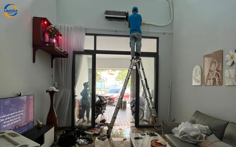 Quy trình tháo lắp máy lạnh quận 9 chuyên nghiệp tại Điện Lạnh Limosa
