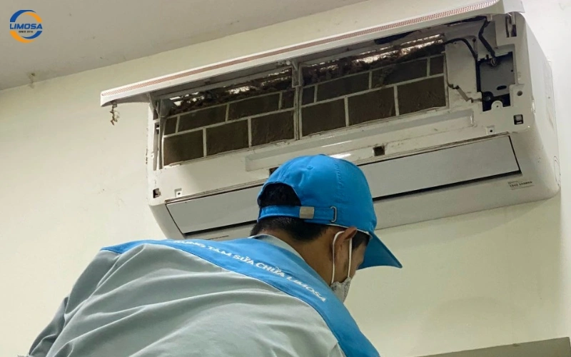 Quy trình tháo lắp máy lạnh Sharp tại Điện Lạnh Limosa