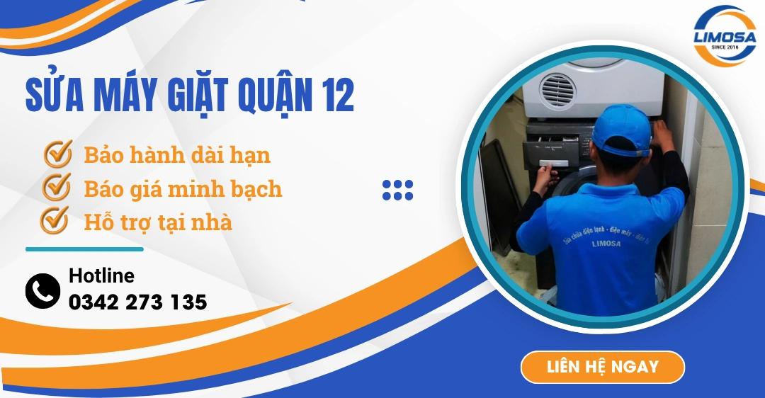 Dịch vụ sửa máy giặt quận 12