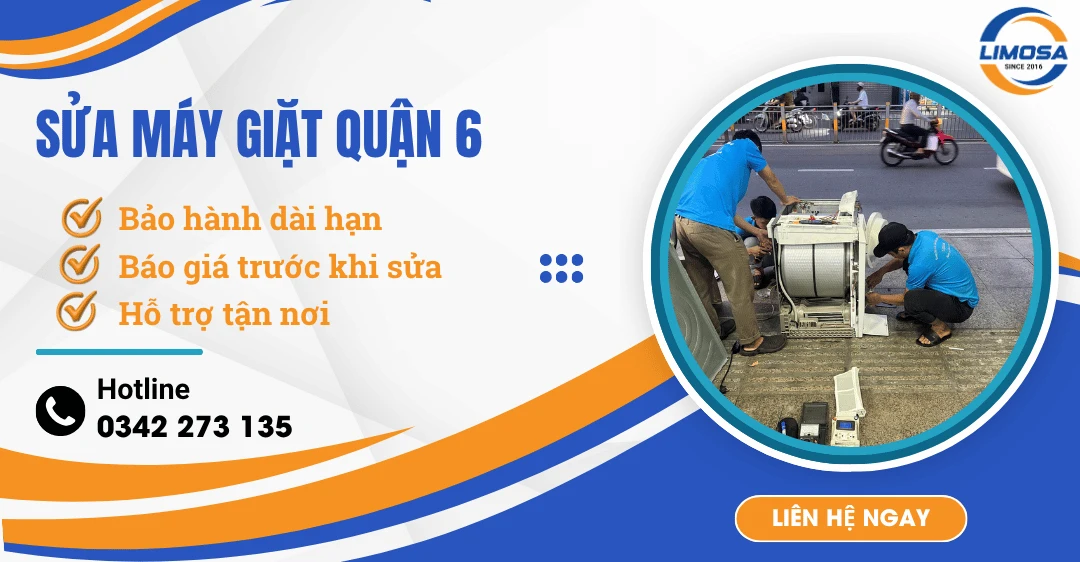 Dịch vụ sửa máy giặt quận 6