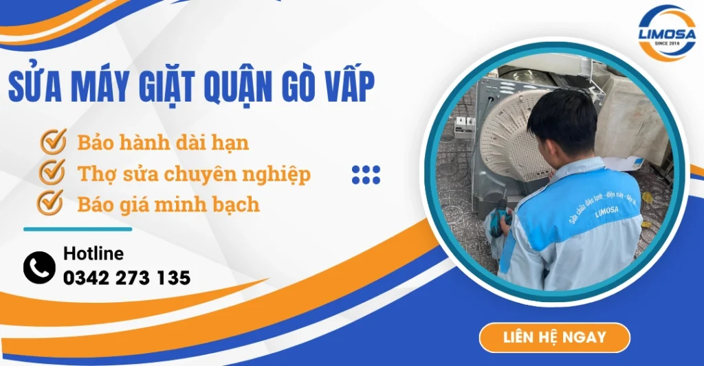 Sửa máy giặt quận Gò Vấp