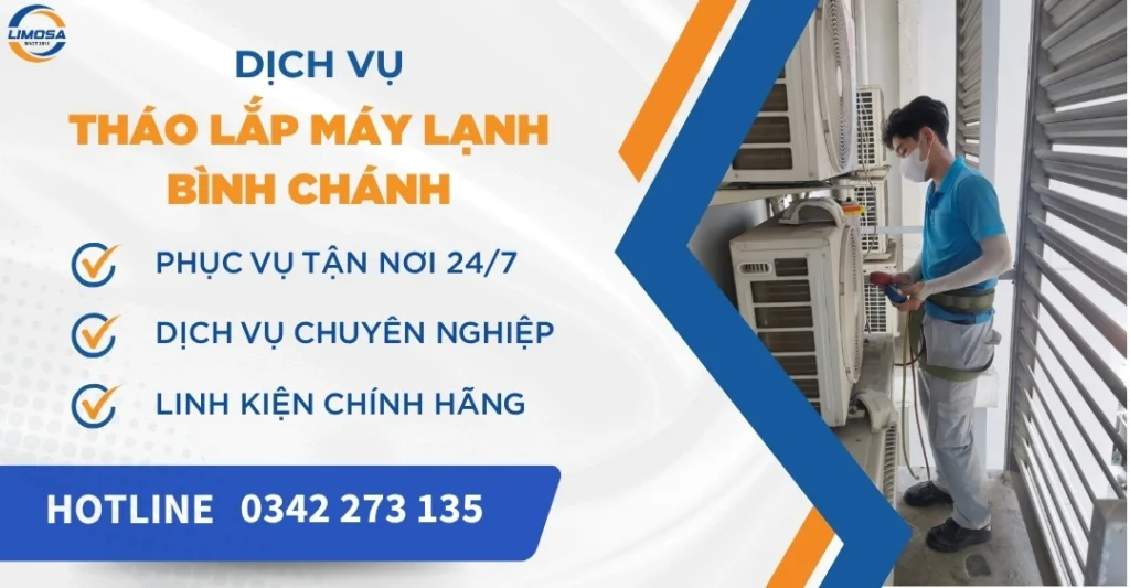 Tháo lắp máy lạnh Bình Chánh