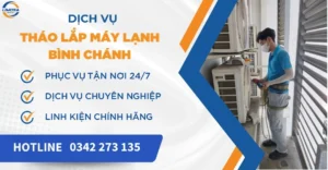 Tháo lắp máy lạnh Bình Chánh