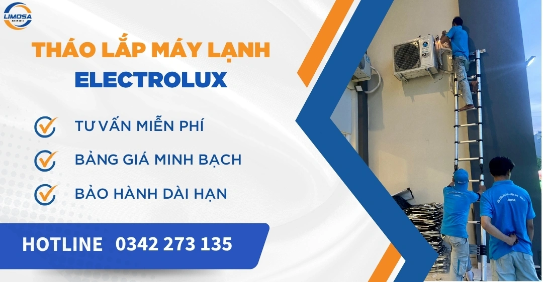 Tháo lắp máy lạnh Electrolux