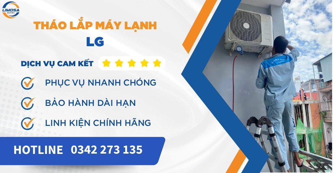Tháo lắp máy lạnh LG