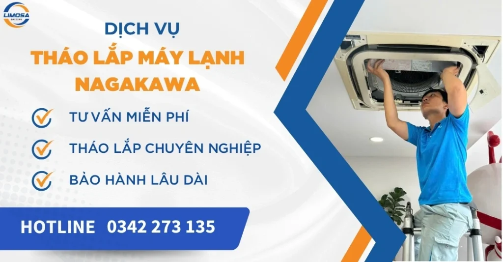 Tháo lắp máy lạnh Nagakawa