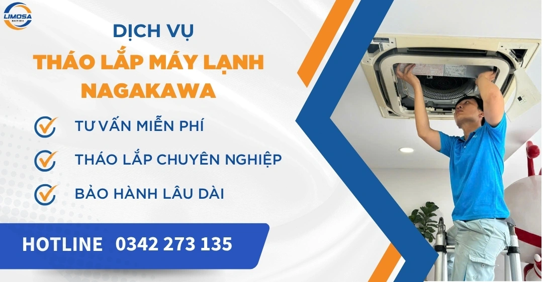 Tháo lắp máy lạnh Nagakawa