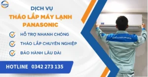 Tháo lắp máy lạnh Panasonic