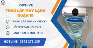 Tháo lắp máy lạnh quận 10