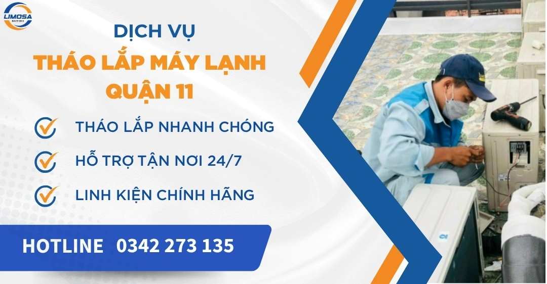 Tháo lắp máy lạnh quận 11