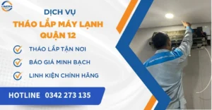Tháo lắp máy lạnh quận 12