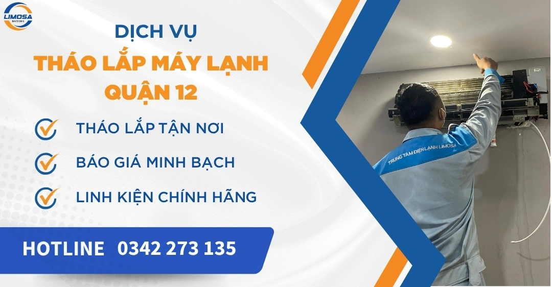 Tháo lắp máy lạnh quận 12