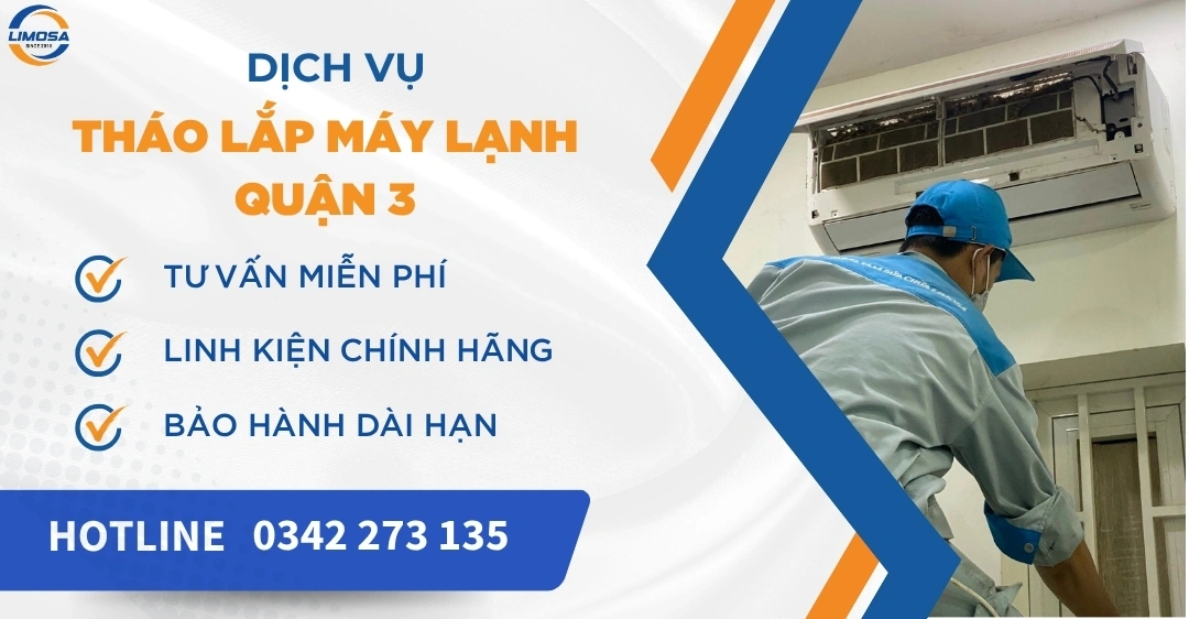 Dịch vụ tháo lắp máy lạnh quận 3