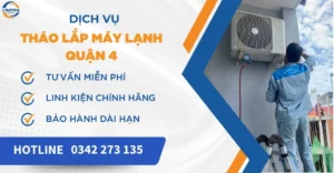 Tháo lắp máy lạnh quận 4