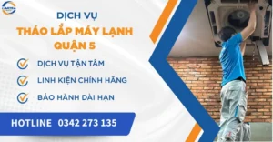Tháo lắp máy lạnh quận 5