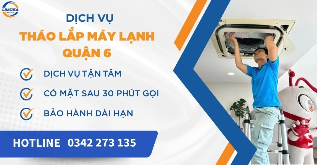 Tháo lắp máy lạnh quận 6