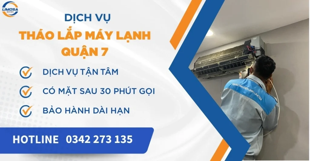 Tháo lắp máy lạnh quận 7