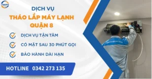 Tháo lắp máy lạnh quận 8