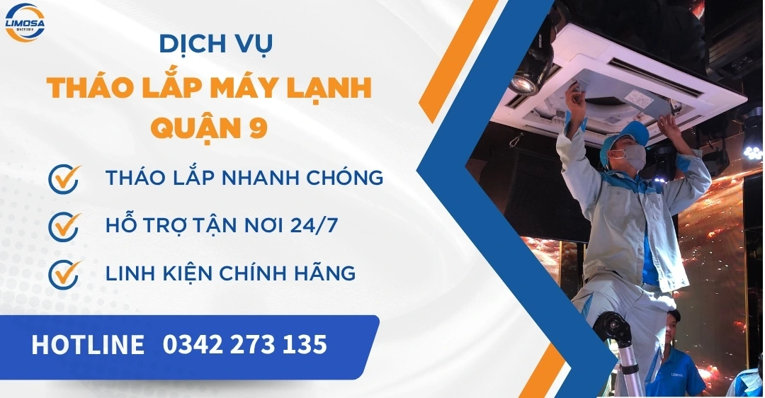 Tháo lắp máy lạnh quận 9