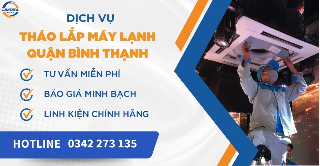 Tháo lắp máy lạnh quận Bình Thạnh