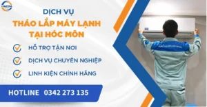 Tháo lắp máy lạnh tại Hóc Môn