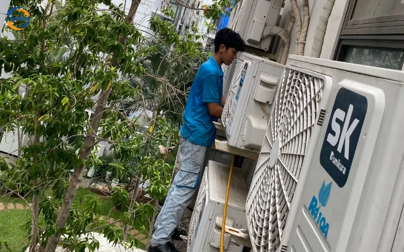 Thời gian định kỳ nên bơm ga máy lạnh Carrier