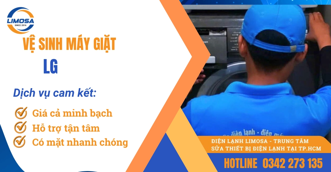 DỊch vụ vệ sinh máy giặt LG