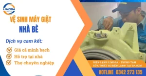 Dịch vụ vệ sinh máy giặt Nhà Bè