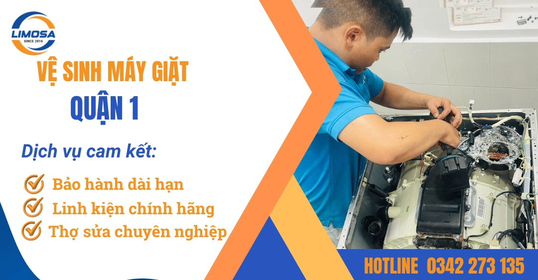 Dịch vụ vệ sinh máy giặt quận 1