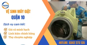 Dịch vụ vệ sinh máy giặt quận 10
