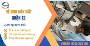 Dịch vụ vệ sinh máy giặt quận 12
