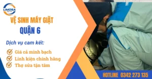 Dịch vụ vệ sinh máy giặt quận 6