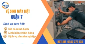 Dịch vụ vệ sinh máy giặt quận 7