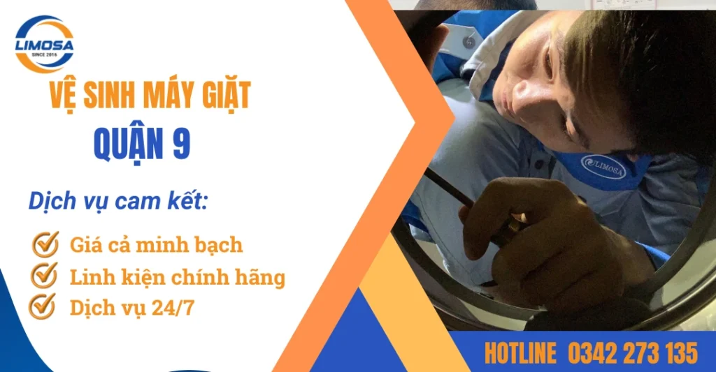 Dịch vụ vệ sinh máy giặt quận 9