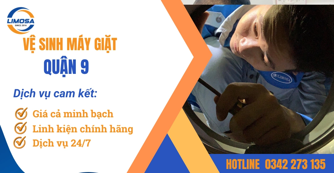 Dịch vụ vệ sinh máy giặt quận 9