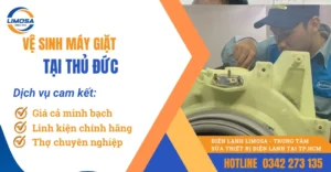 Dịch vụ vệ sinh máy giặt tại Thủ Đức