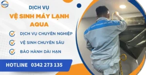 Vệ sinh máy lạnh Aqua