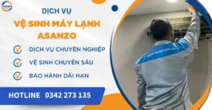 Vệ sinh máy lạnh Asanzo