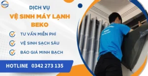 Vệ sinh máy lạnh Beko