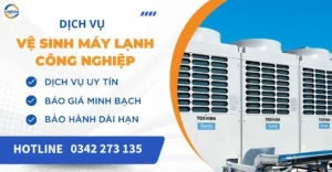 Vệ sinh máy lạnh công nghiệp