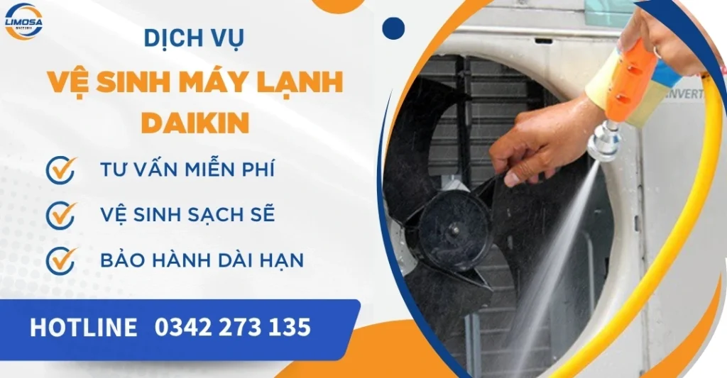 Vệ sinh máy lạnh Daikin