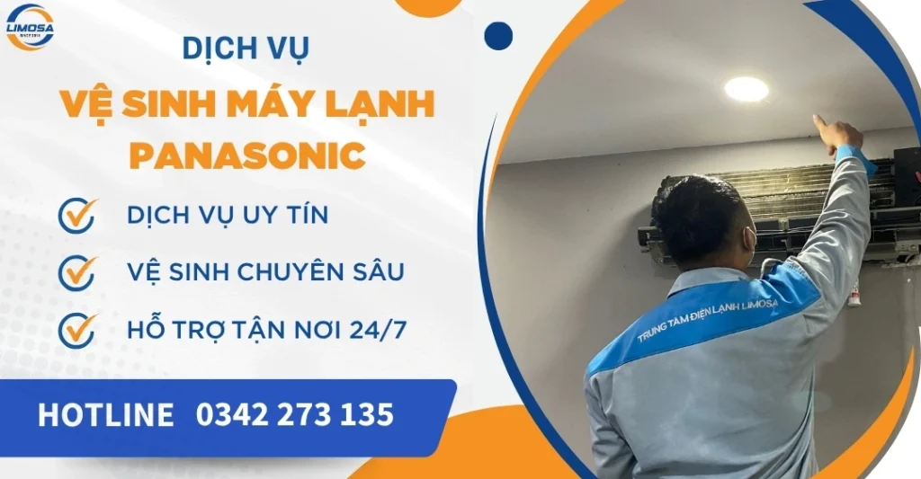 Vệ sinh máy lạnh Panasonic