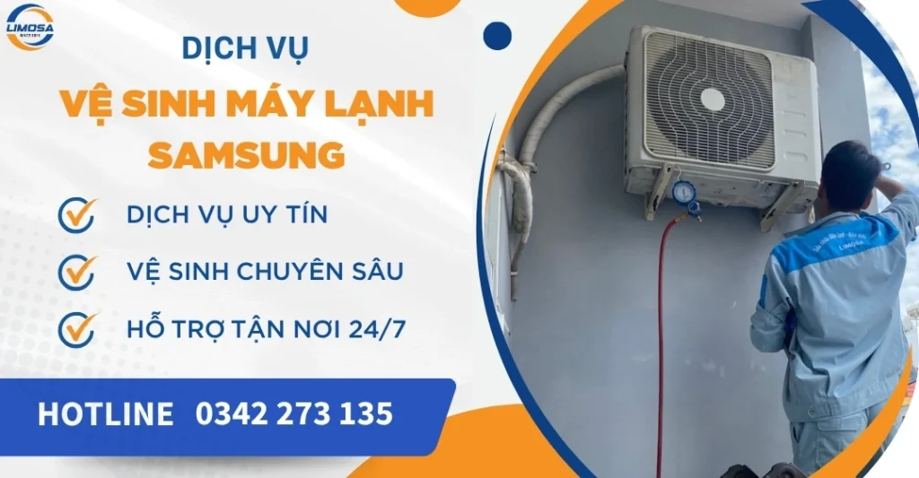 Vệ sinh máy lạnh Samsung