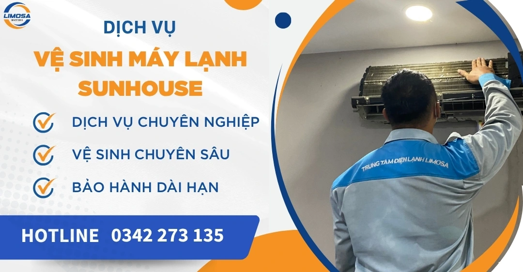 Vệ sinh máy lạnh Sunhouse