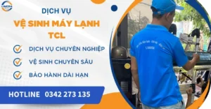 Vệ sinh máy lạnh TCL