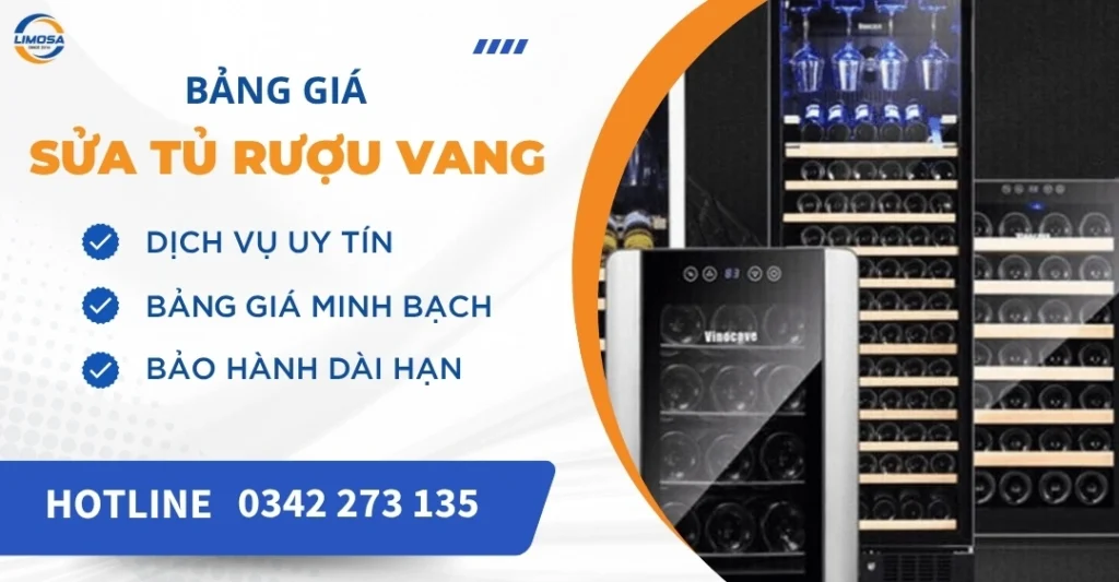 Bảng giá sửa tủ rượu vang