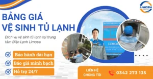 Bảng giá vệ sinh tủ lạnh