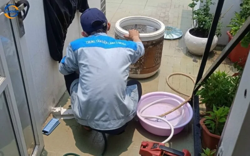Các bước sửa máy sấy quần áo tại nhà của thợ Limosa