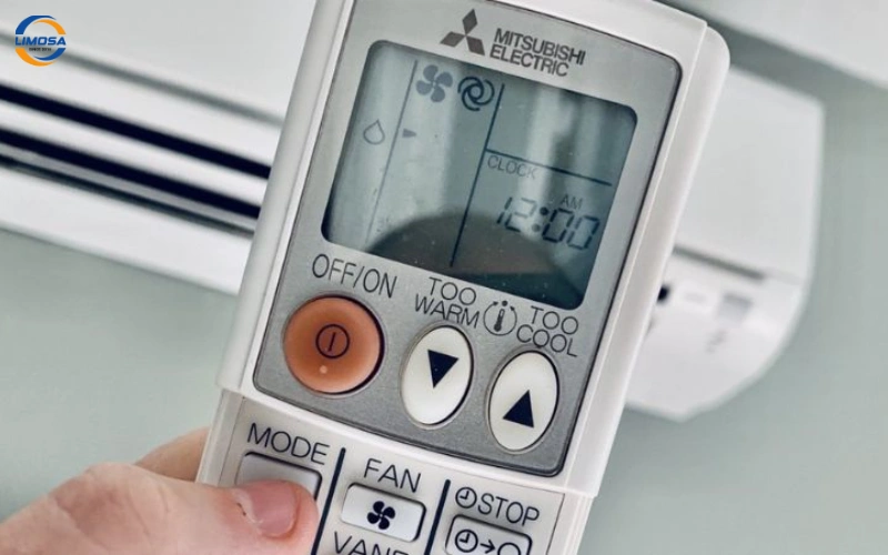 Cách chế độ chế độ hút ẩm máy lạnh Mitsubishi hoạt động