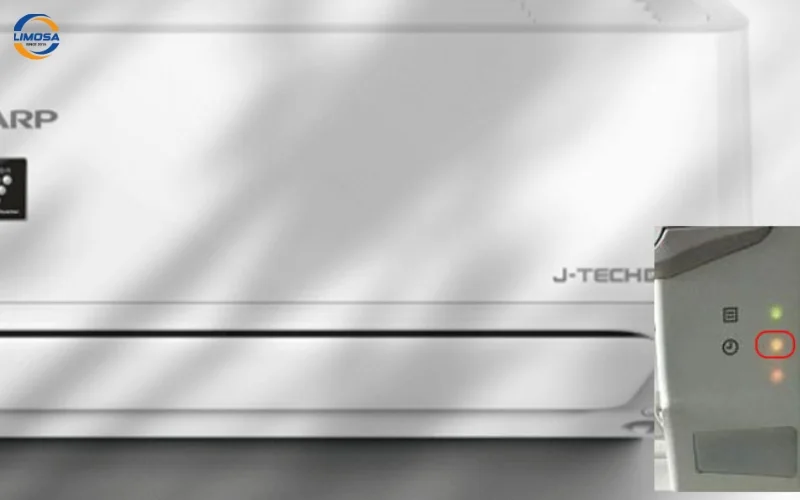 Cách khắc phục khi máy lạnh Sharp chớp đèn vàng